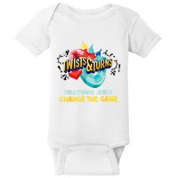 Twists And Turns VBS Follow Jesus Change The Games Baby Bodysuit