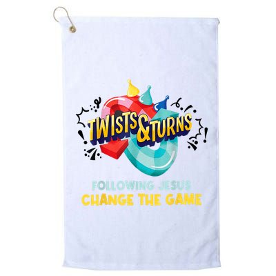 Twists And Turns VBS Follow Jesus Change The Games Golf Towel