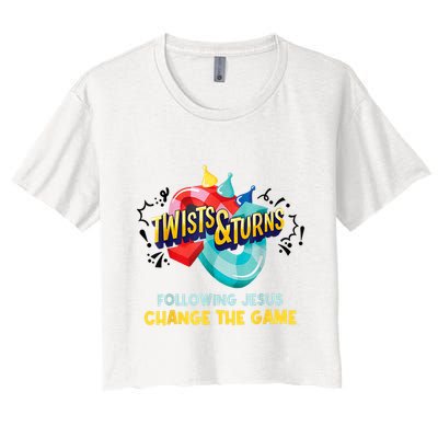 Twists And Turns VBS Follow Jesus Change The Games Crop Top