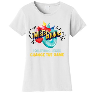 Twists And Turns VBS Follow Jesus Change The Games Women's T-Shirt