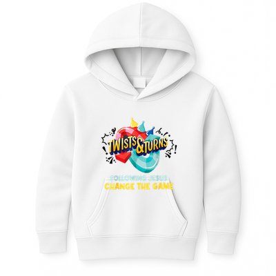 Twists And Turns VBS Follow Jesus Change The Games Kids Hoodie