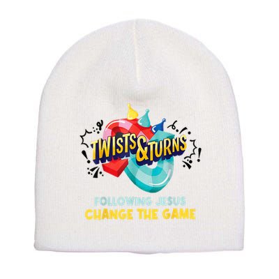 Twists And Turns VBS Follow Jesus Change The Games Short Acrylic Beanie