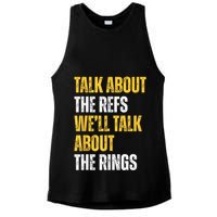 Talk About The Refs WeLl Talk About The Rings Ladies PosiCharge Tri-Blend Wicking Tank