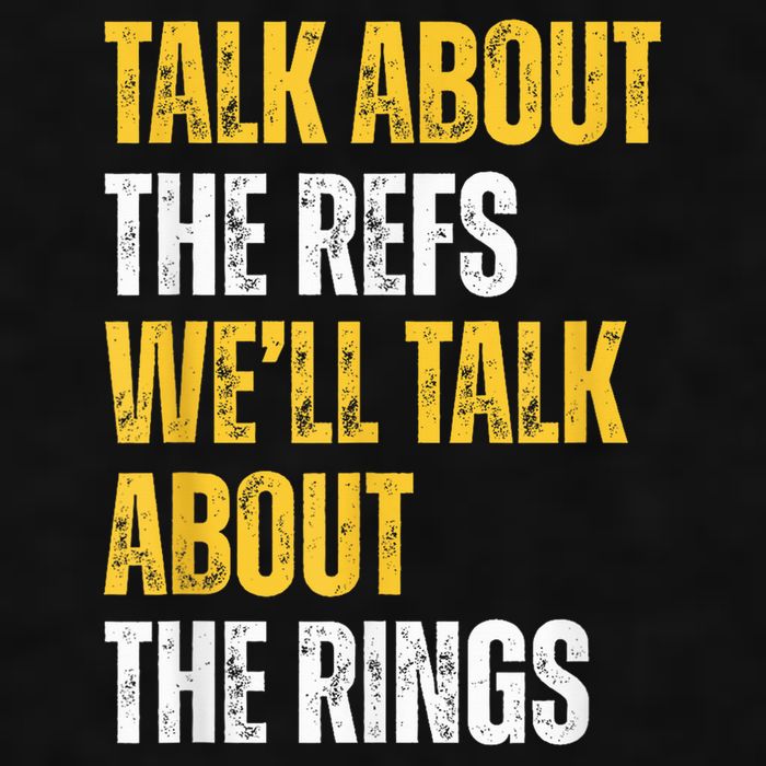 Talk About The Refs WeLl Talk About The Rings Ladies PosiCharge Tri-Blend Wicking Tank