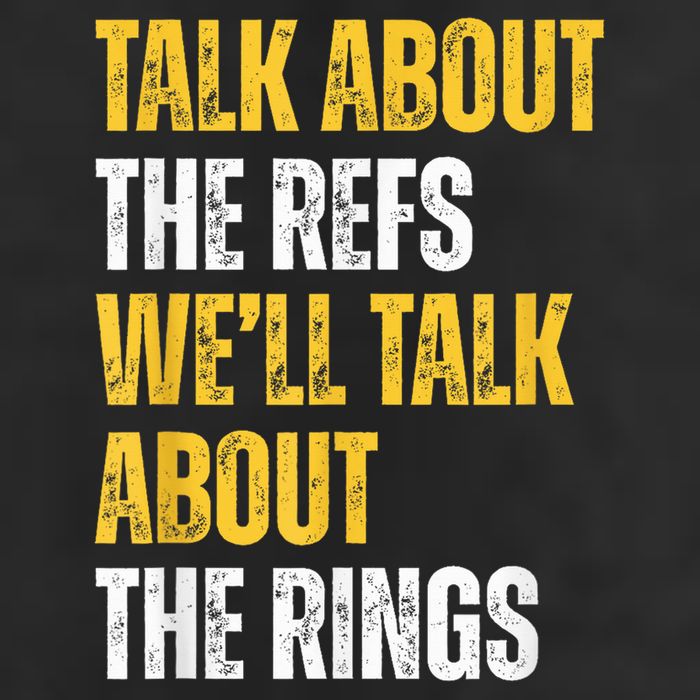 Talk About The Refs WeLl Talk About The Rings Trucker Hat
