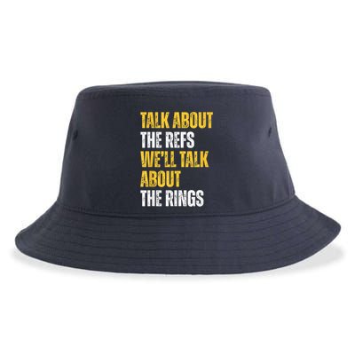 Talk About The Refs WeLl Talk About The Rings Sustainable Bucket Hat