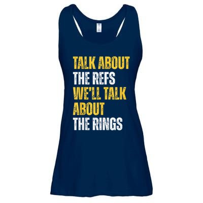 Talk About The Refs WeLl Talk About The Rings Ladies Essential Flowy Tank