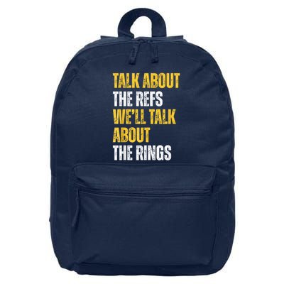 Talk About The Refs WeLl Talk About The Rings 16 in Basic Backpack