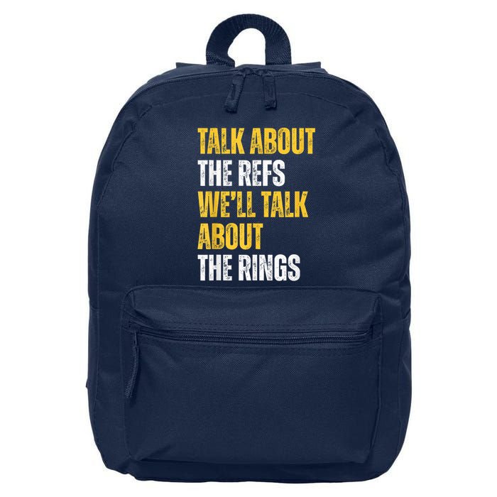 Talk About The Refs WeLl Talk About The Rings 16 in Basic Backpack