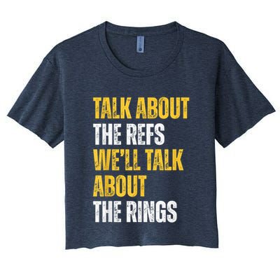 Talk About The Refs WeLl Talk About The Rings Crop Top