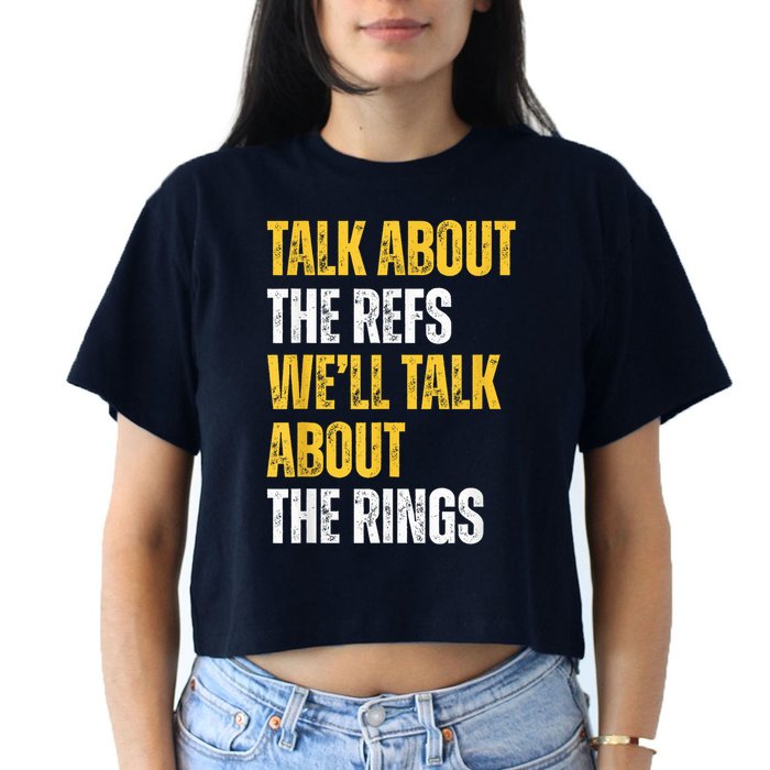 Talk About The Refs WeLl Talk About The Rings Crop Top