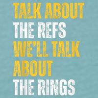 Talk About The Refs WeLl Talk About The Rings Sueded Cloud Jersey T-Shirt