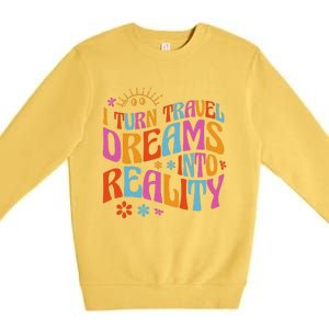 Travel Agency Travel Agent Premium Crewneck Sweatshirt