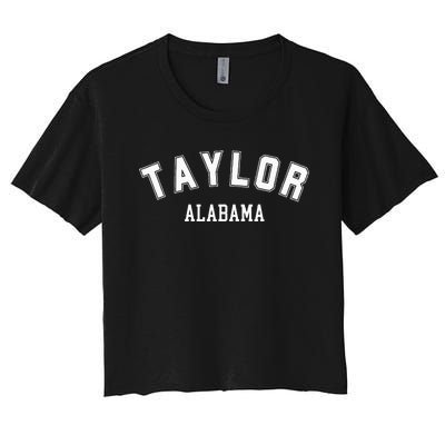 Taylor Alabama Women's Crop Top Tee