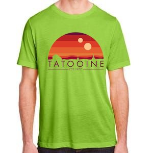 Tatooine Retro Sunset Logo EST 1977 Adult ChromaSoft Performance T-Shirt