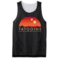 Tatooine Retro Sunset Logo EST 1977 Mesh Reversible Basketball Jersey Tank