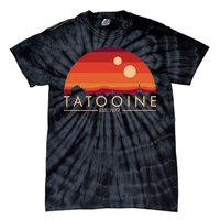 Tatooine Retro Sunset Logo EST 1977 Tie-Dye T-Shirt