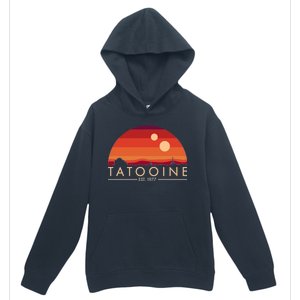 Tatooine Retro Sunset Logo EST 1977 Urban Pullover Hoodie