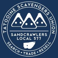 Tatooine Scavengers Union Flat Bill Trucker Hat