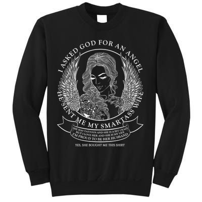 Tattoo Angel Wife Sweatshirt
