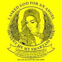 Tattoo Angel Wife Womens T-Shirt