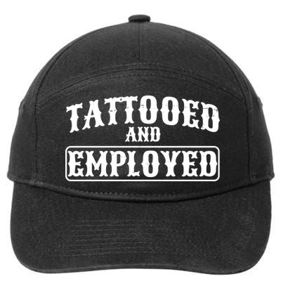 Tattooed And Employed 7-Panel Snapback Hat