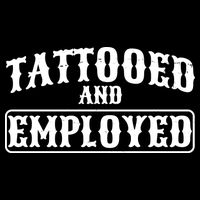 Tattooed And Employed Cropped Pullover Crew