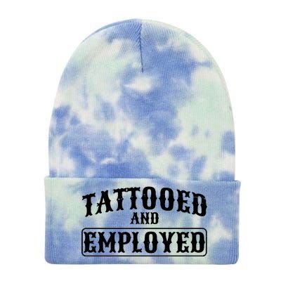 Tattooed And Employed Tie Dye 12in Knit Beanie