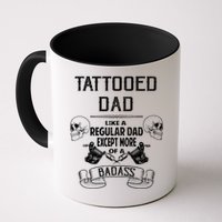 Tattooed Dad Like A Regular Dad Except More Of A Badass Mug