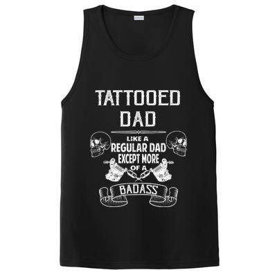 Tattooed Dad Like A Regular Dad Except More Of A Badass PosiCharge Competitor Tank