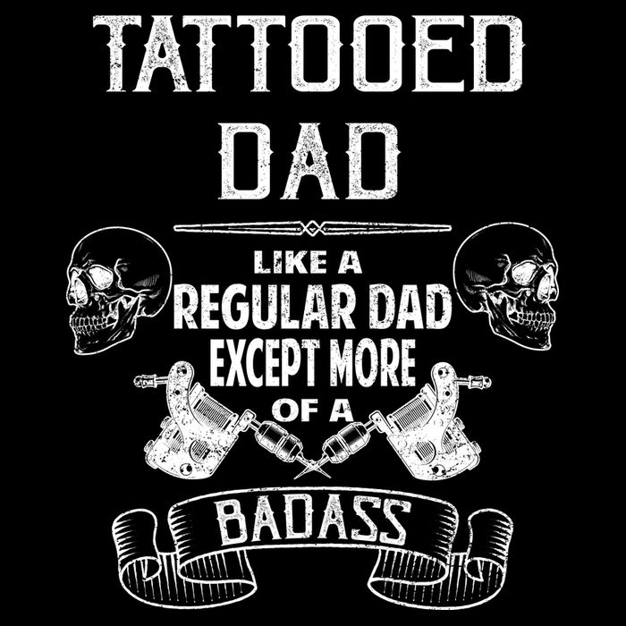 Tattooed Dad Like A Regular Dad Except More Of A Badass Wool Snapback Cap