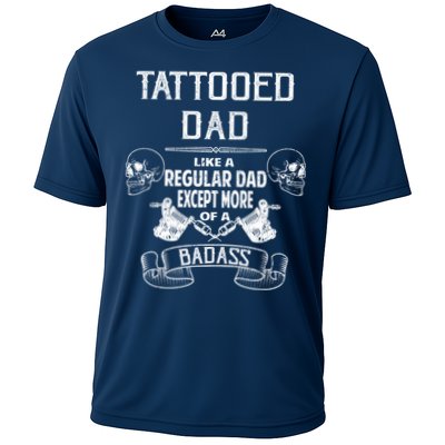 Tattooed Dad Like A Regular Dad Except More Of A Badass Performance Shirt