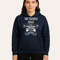 Tattooed Dad Like A Regular Dad Except More Of A Badass Hoodie