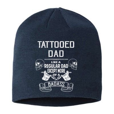Tattooed Dad Like A Regular Dad Except More Of A Badass Sustainable Beanie