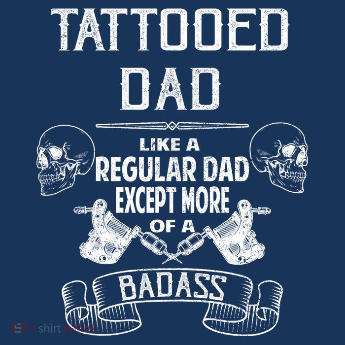 Tattooed Dad Like A Regular Dad Except More Of A Badass Mesh Reversible Basketball Jersey Tank