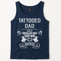 Tattooed Dad Like A Regular Dad Except More Of A Badass Tank Top