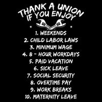 Thank A Union If You Enjoy Labor Day Proud Union Laborer Gift Flat Bill Trucker Hat