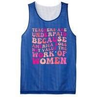 Teachers Are Underpaid Because America Does Not Value Mesh Reversible Basketball Jersey Tank