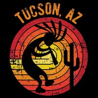 Tucson Arizona Usa Dancing Kokopelli Distressed Design 16 in Basic Backpack