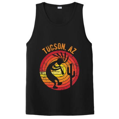 Tucson Arizona Usa Dancing Kokopelli Distressed Design PosiCharge Competitor Tank