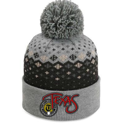 Texas Athletic Urban Logo The Baniff Cuffed Pom Beanie