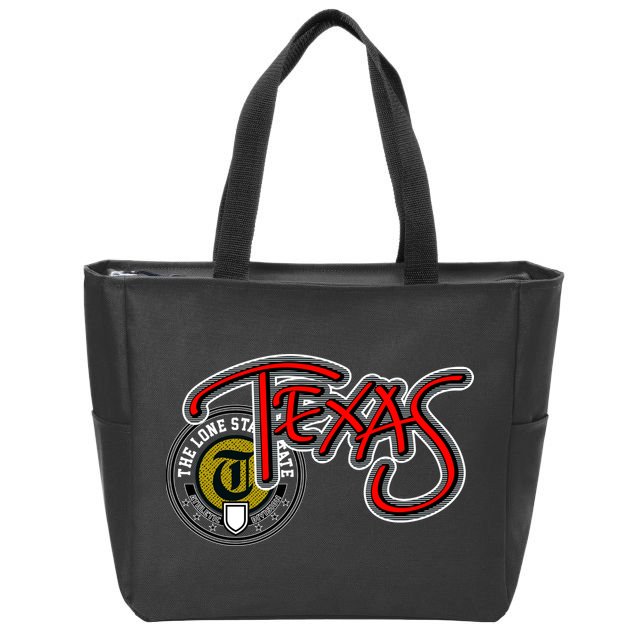 Texas Athletic Urban Logo Zip Tote Bag