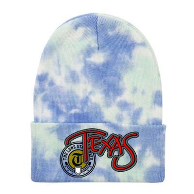 Texas Athletic Urban Logo Tie Dye 12in Knit Beanie