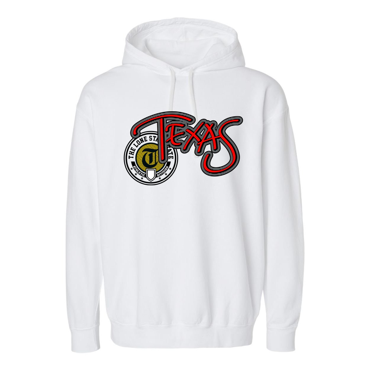 Texas Athletic Urban Logo Garment-Dyed Fleece Hoodie