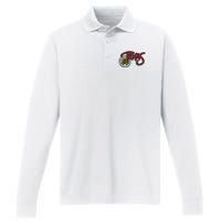 Texas Athletic Urban Logo Performance Long Sleeve Polo