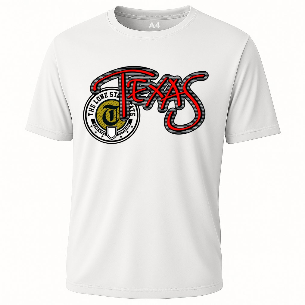 Texas Athletic Urban Logo Cooling Performance Crew T-Shirt