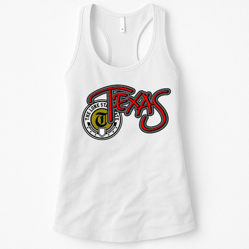 Texas Athletic Urban Logo Womens Tank Top