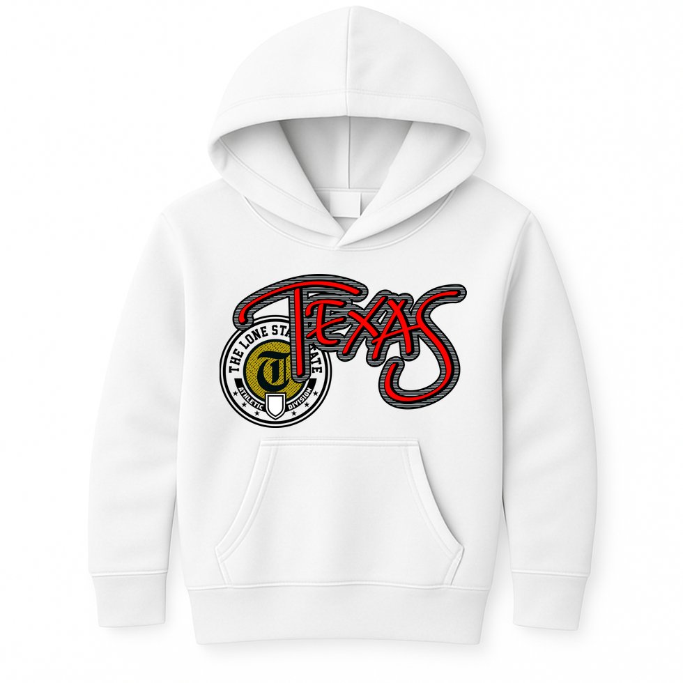 Texas Athletic Urban Logo Kids Hoodie