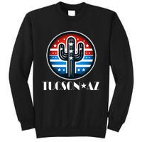 Tucson Az Usa Arizona Patriotic Cactus Sweatshirt