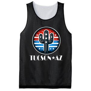 Tucson Az Usa Arizona Patriotic Cactus Mesh Reversible Basketball Jersey Tank